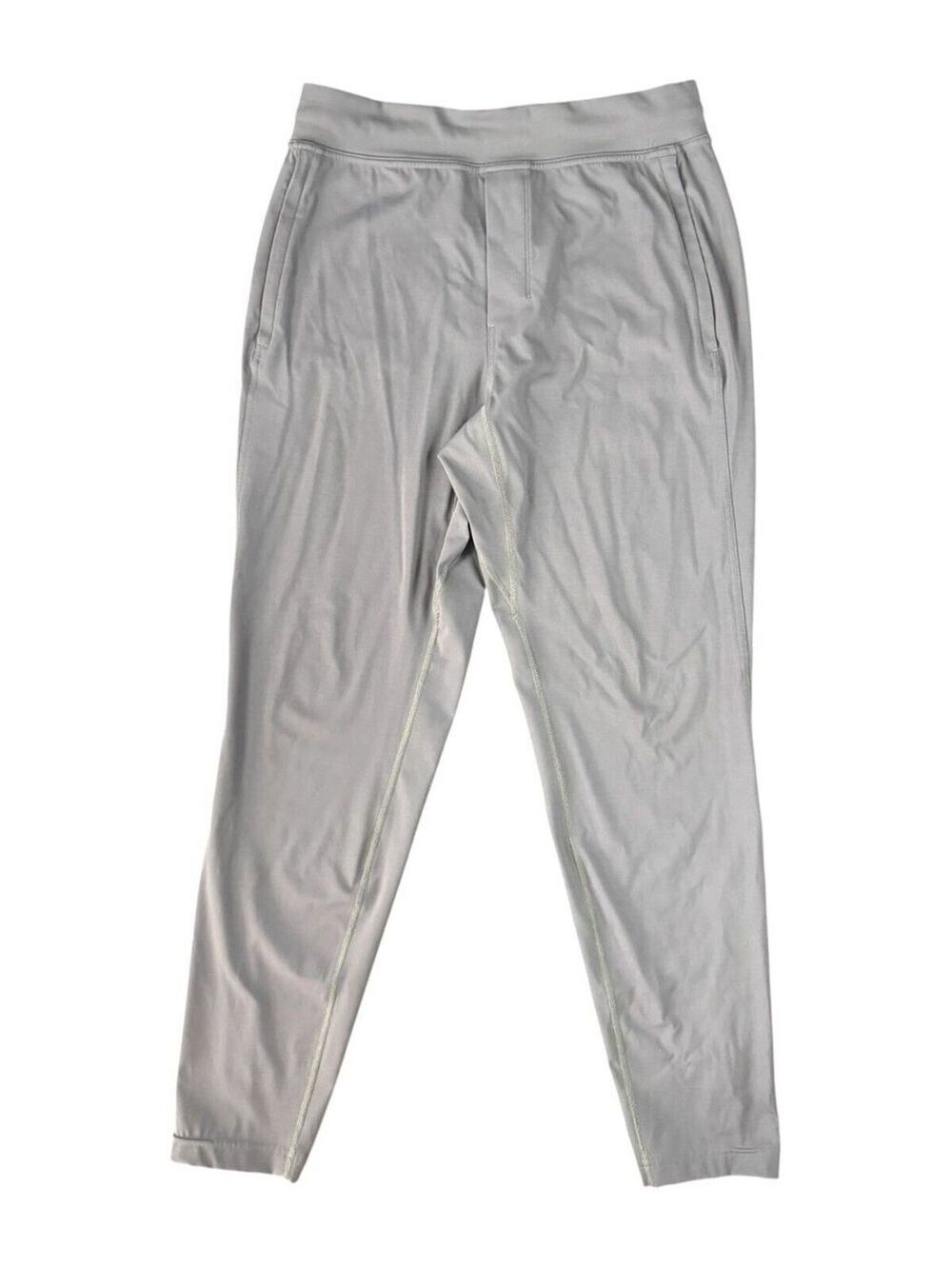 Lululemon Women’s Gray Running Pants Ankle Zip Athletic Leggings Small